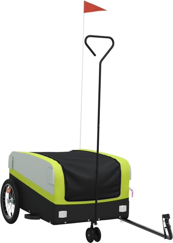 Shumee Vozík za kolo 94074 černý a zelený, 45 kg, železo