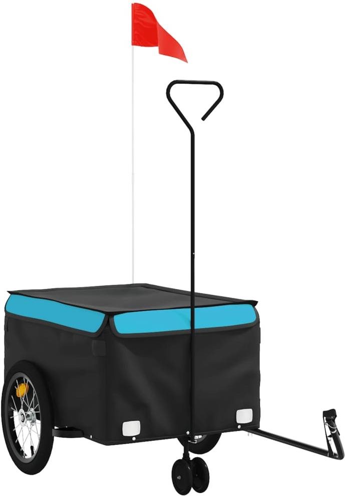 Shumee Vozík za kolo 94107 černý a modrý, 45 kg, železo