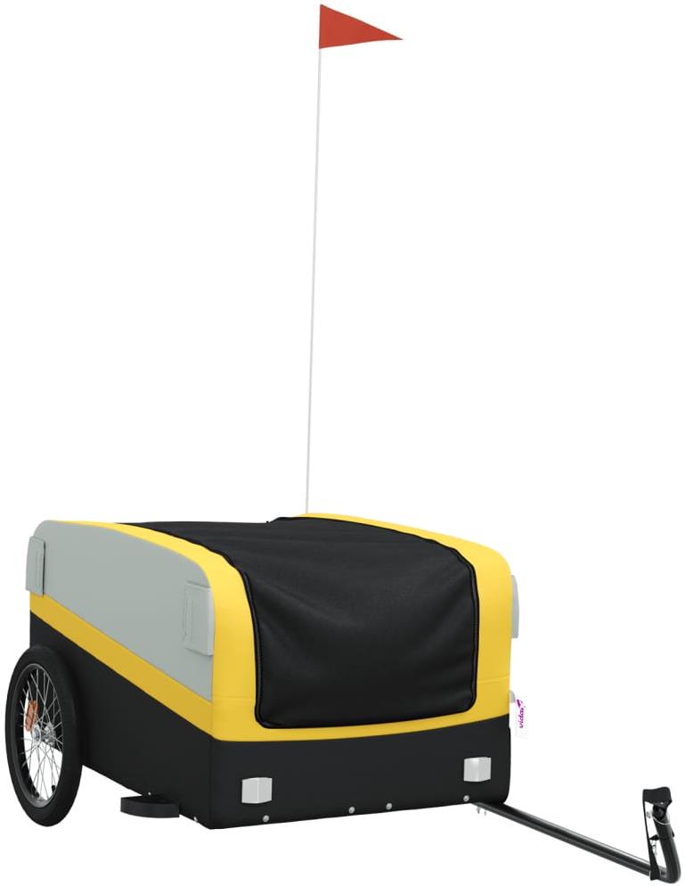 Shumee Vozík za kolo černý a žlutý, 45 kg, železo, 94050