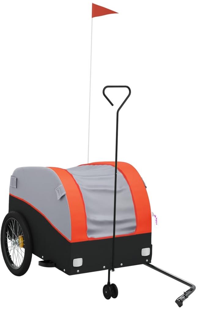 Shumee Vozík za kolo 94152 černý a oranžový, 45 kg, železo