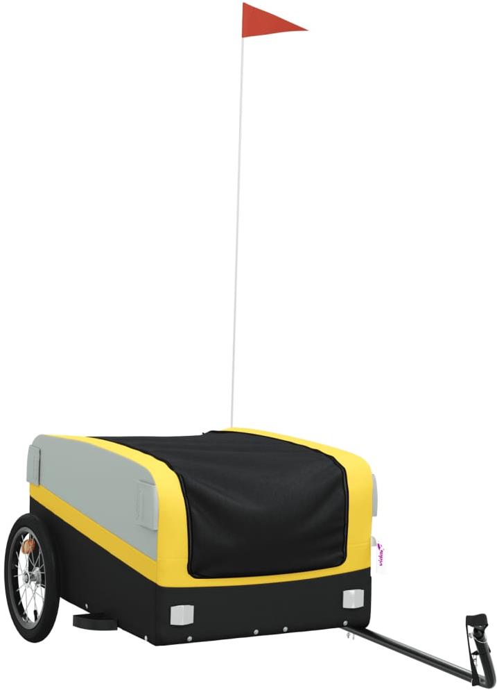 Shumee Vozík za kolo 94043 černý a žlutý, 45 kg, železo