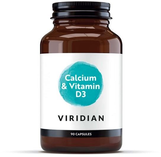 Viridian High Potency Calcium & D3 90 kapslí