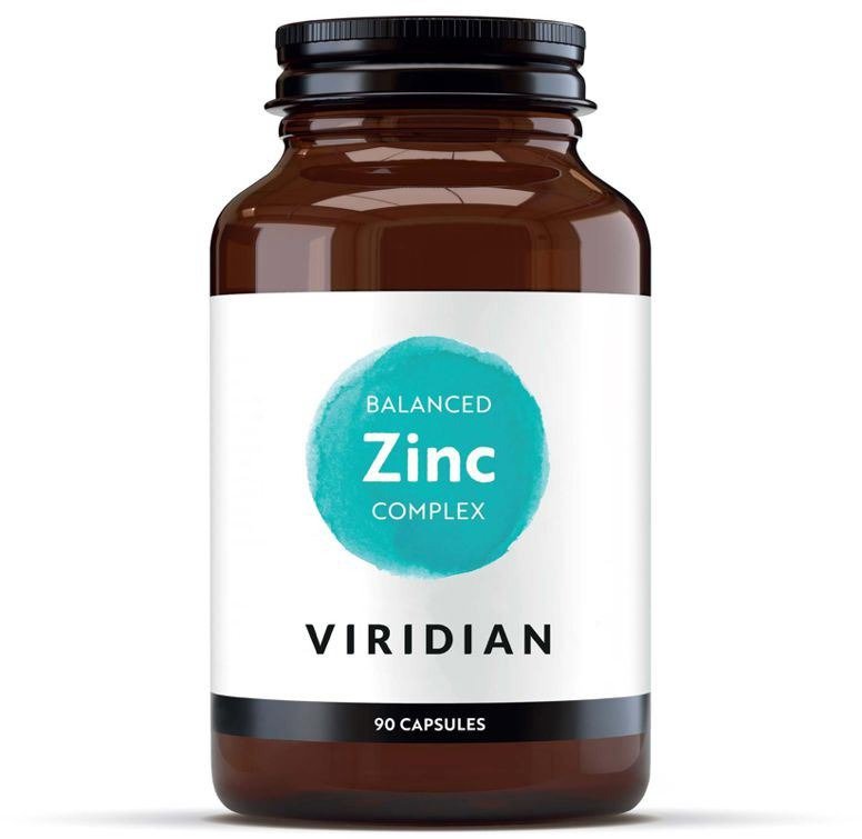 Viridian Balanced Zinc Complex 90 kapslí