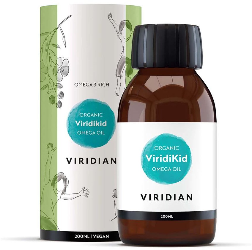 Viridian Viridikid 100% Organic Omega-3 Oil 200ml