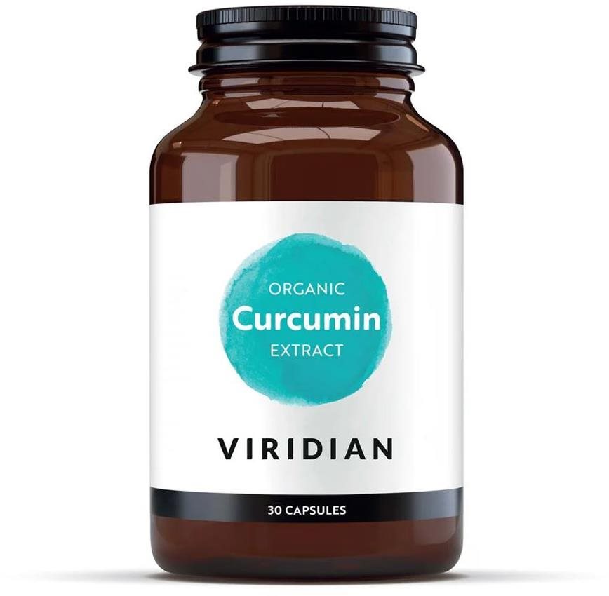 Viridian Curcumin Extract 250 mg 30 kapslí Organic