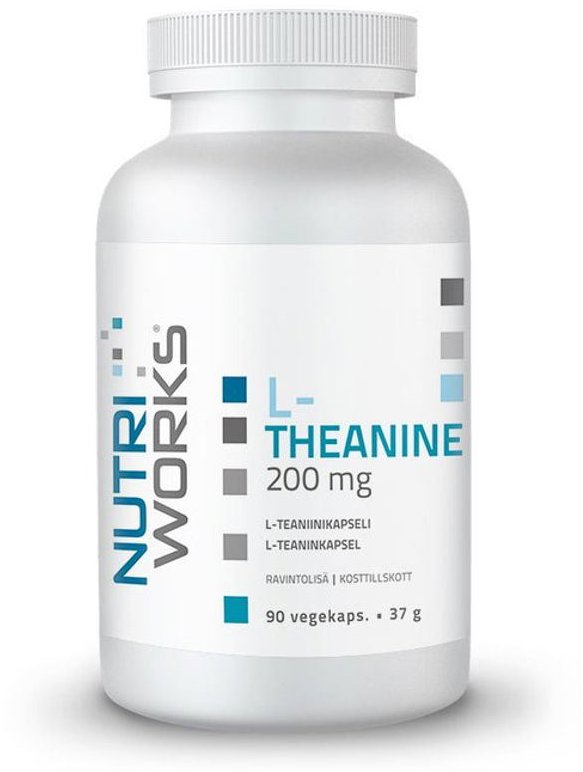 NutriWorks L-Theanine 200 mg 90 kapslí