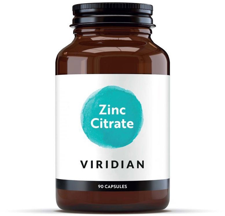 Viridian Zinc Citrate 90 kapslí