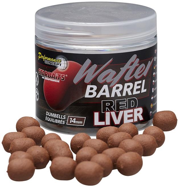 Starbaits Wafter Red Liver 50 g 14 mm