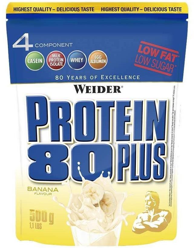 Weider Protein 80 Plus 500g, banana