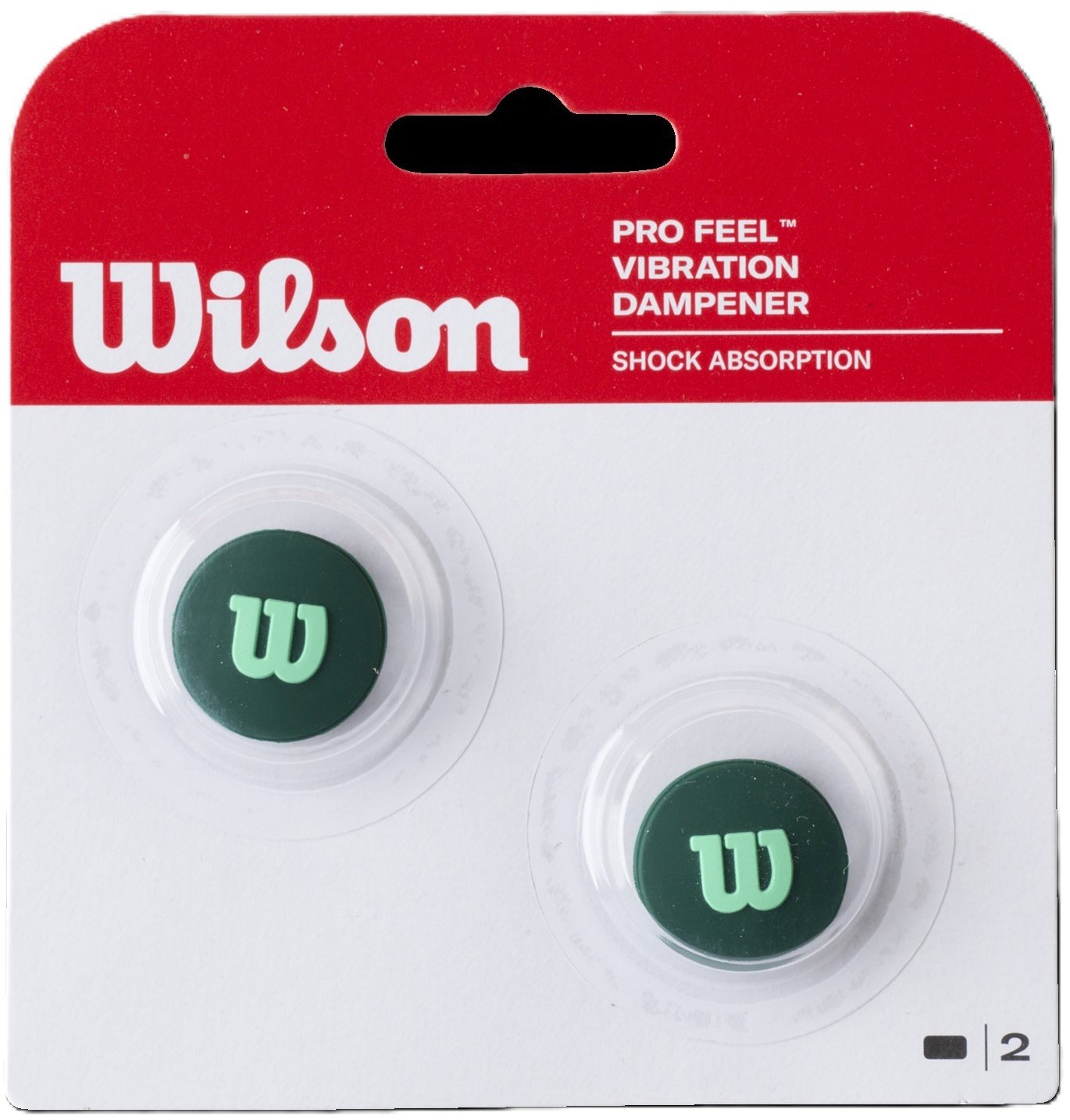 Wilson Pro Feel Blade Dampener 2 Pack Green