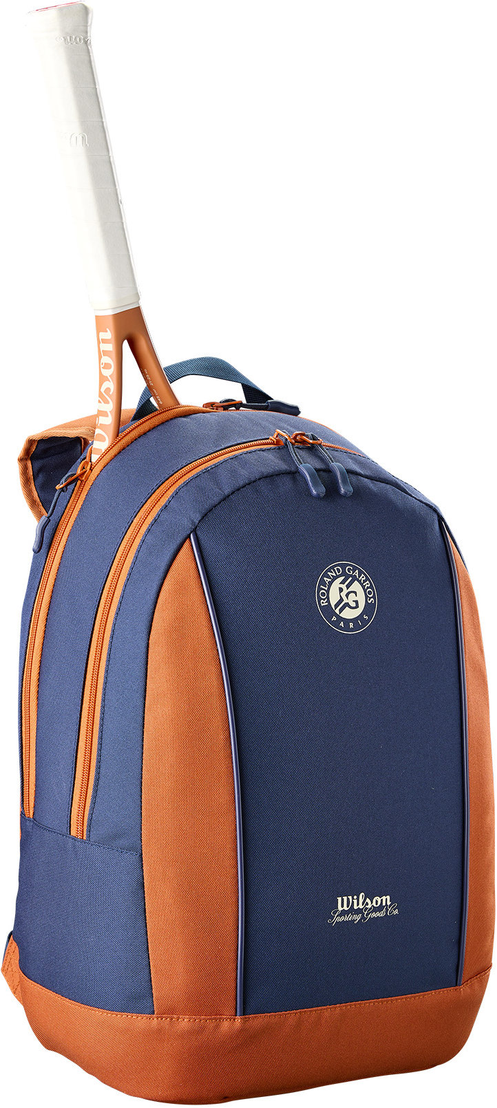 Wilson Roland Garros 2026 Team JR Backpack, modro-oranžový