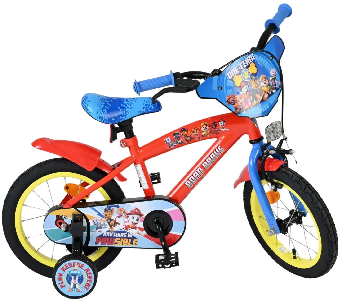 Volare Paw patrol 14", červené