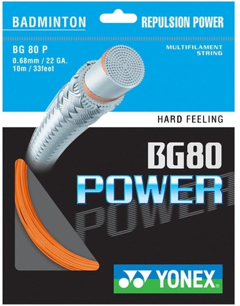 Yonex BG 80 Power, 0,68mm, 10m, ORANGE