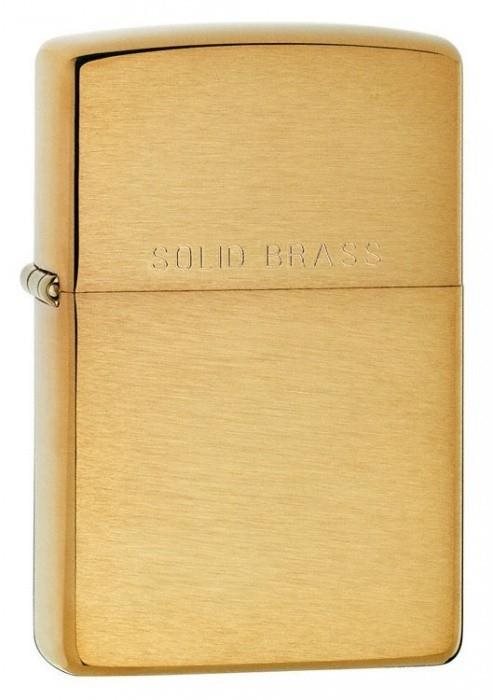 ZIPPO zapalovač 23001 Solid Brass