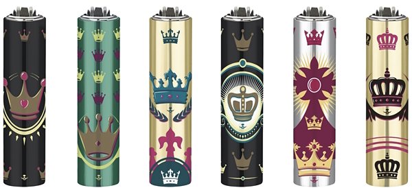 Flamagas S.A. Clipper MetalC.The Crown, kolekce 6 kusů