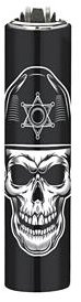Flamagas S.A. Clipper MetalC.Western Skulls, černá vzor lebka 1