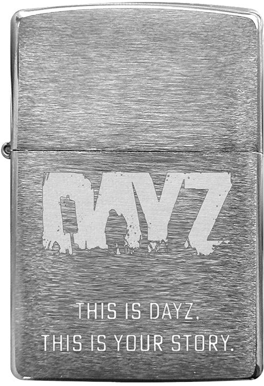 ZIPPO DayZ This Is Your Story, Lighter Silver