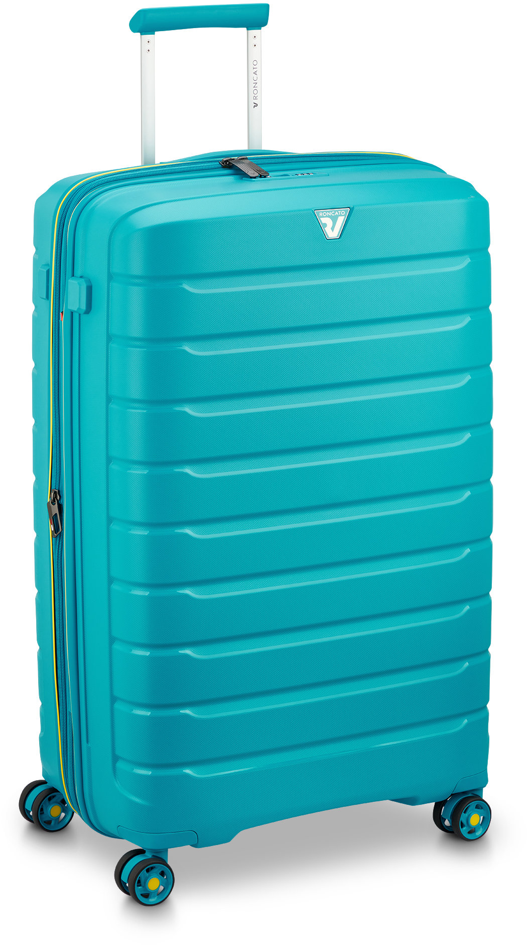 Roncato cestovní kufr B-FLYING L tyrkysový 78 × 50 × 30 / 35 cm