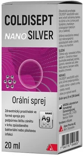 Coldisept nanoSilver orální sprej 20 ml