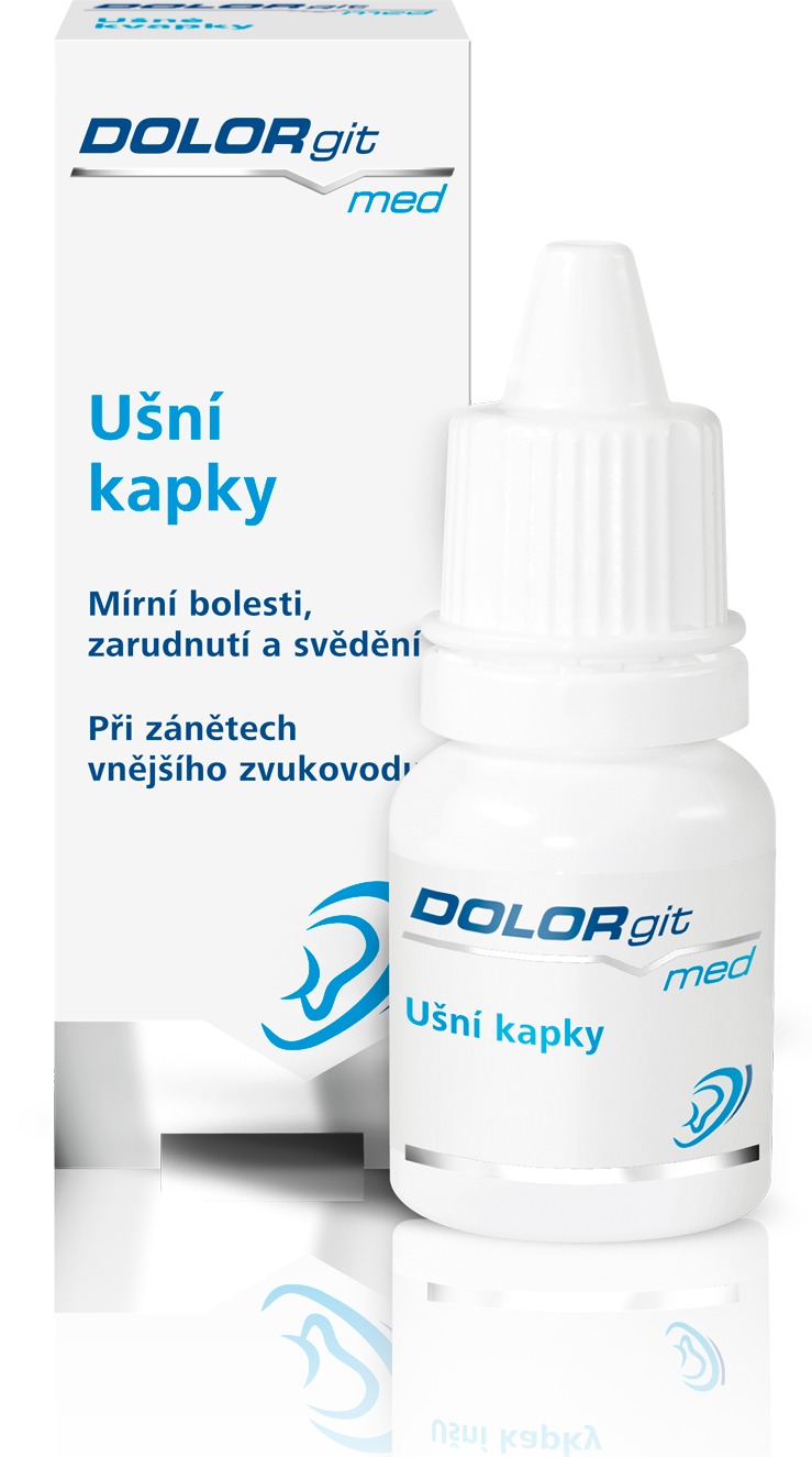DOLORgit med Ušní kapky 10 ml