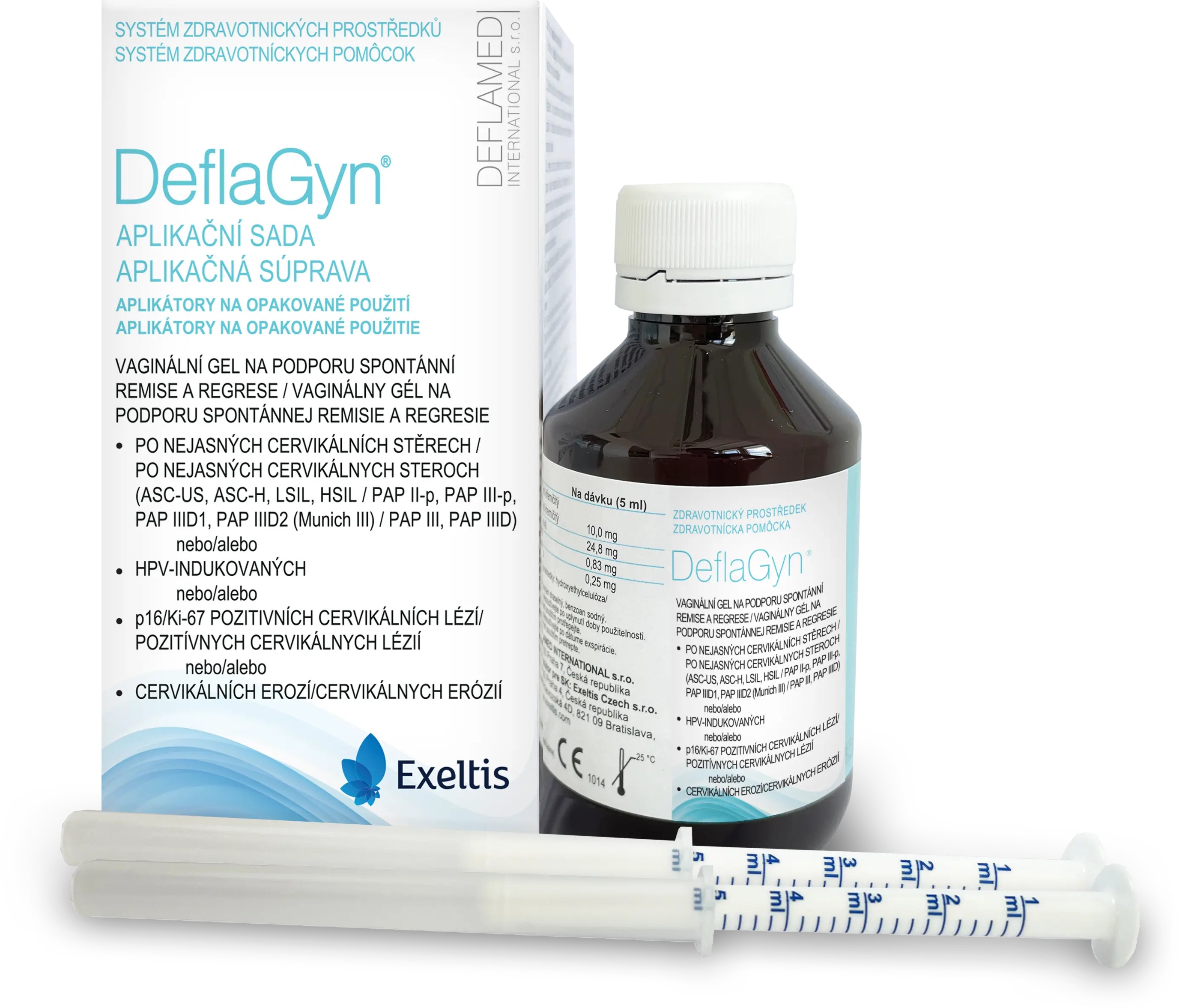 DeflaGyn aplikační sada 2 aplikátory 150 ml