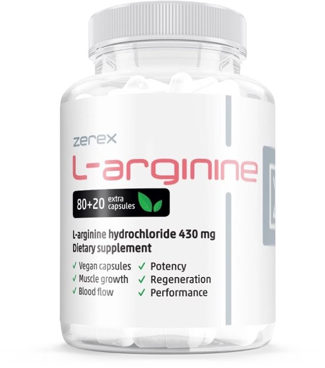 Zerex L-arginin, 100 kapslí