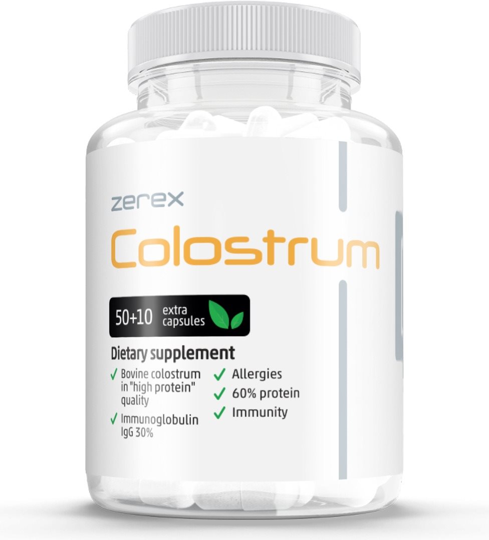 Zerex Kolostrum pro imunitu, 60 kapslí