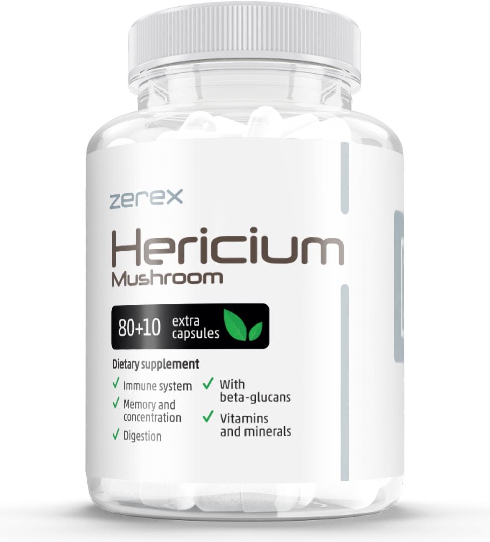Zerex Hericium 500 mg, 90 kapslí