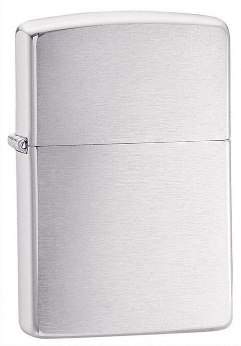 ZIPPO Brushed Chrome zapalovač 21006