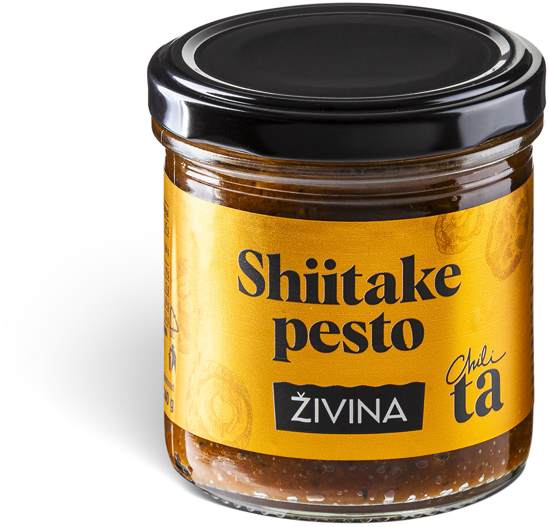 Živina Pesto Shiitake s intenzivní umami chutí 140 g