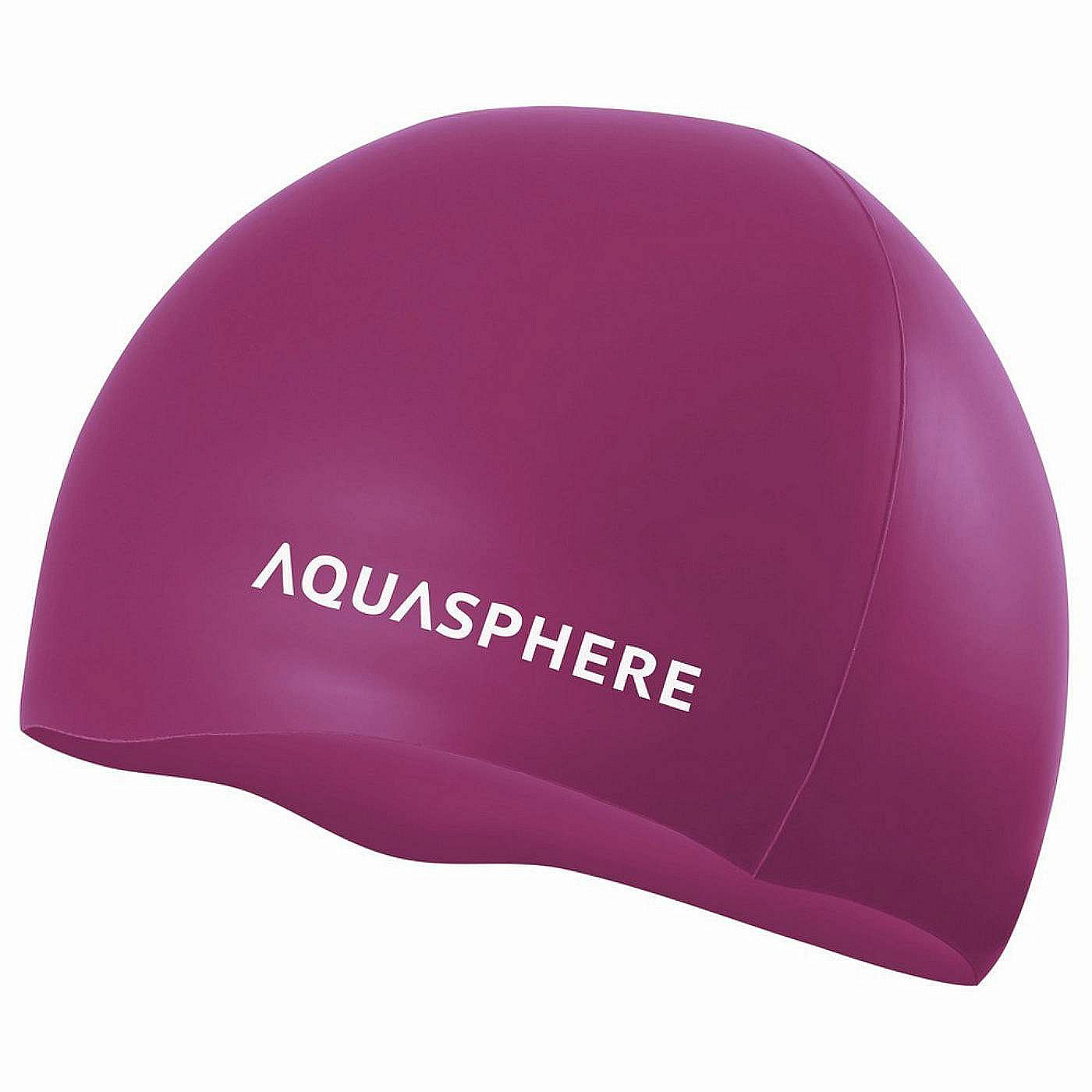 Aqua Sphere Plain Silicone Cap růžová/bílá
