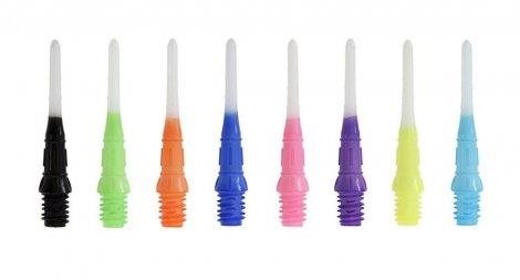 Hroty na šipky l style hroty lip point premium two tone - 30 ks - blue white