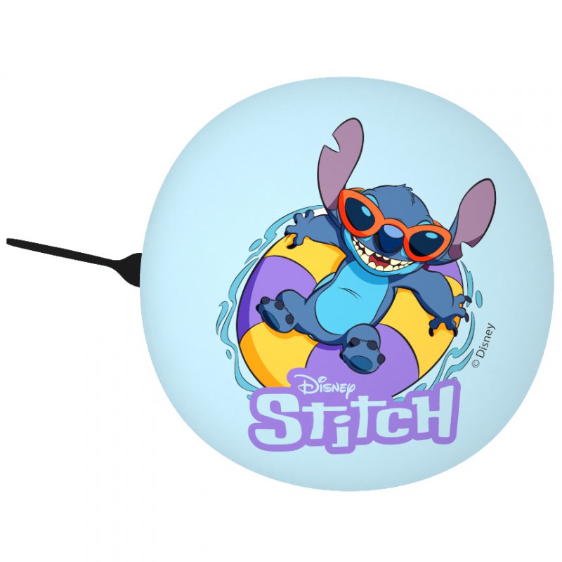 Disney "RETRO" 60MM STITCH Zvonek na kolo, světle modrá, velikost