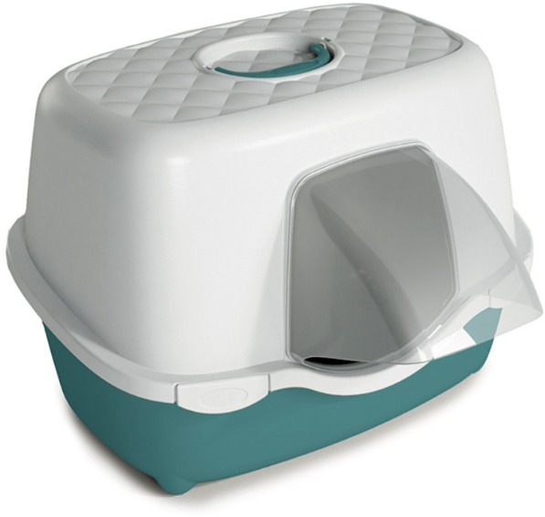 Stefanplast chic indoor 56×39×39cm bílá/tmavě zelená