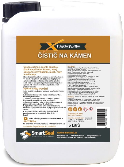 SMARTSEAL Xtreme Čistič na kámen 5 l