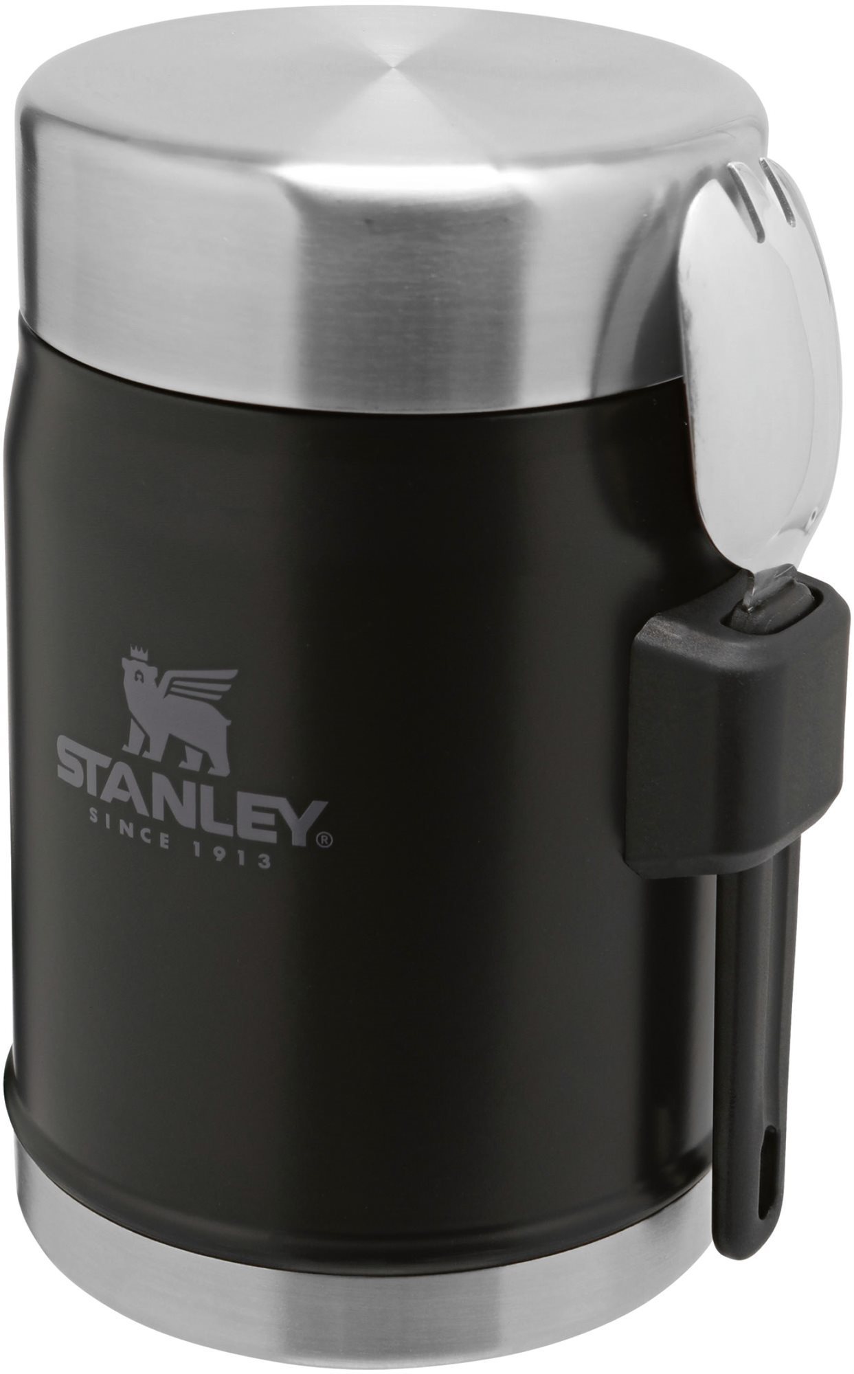 STANLEY termoska jídelní 400ml se lžící/vidličkou černá