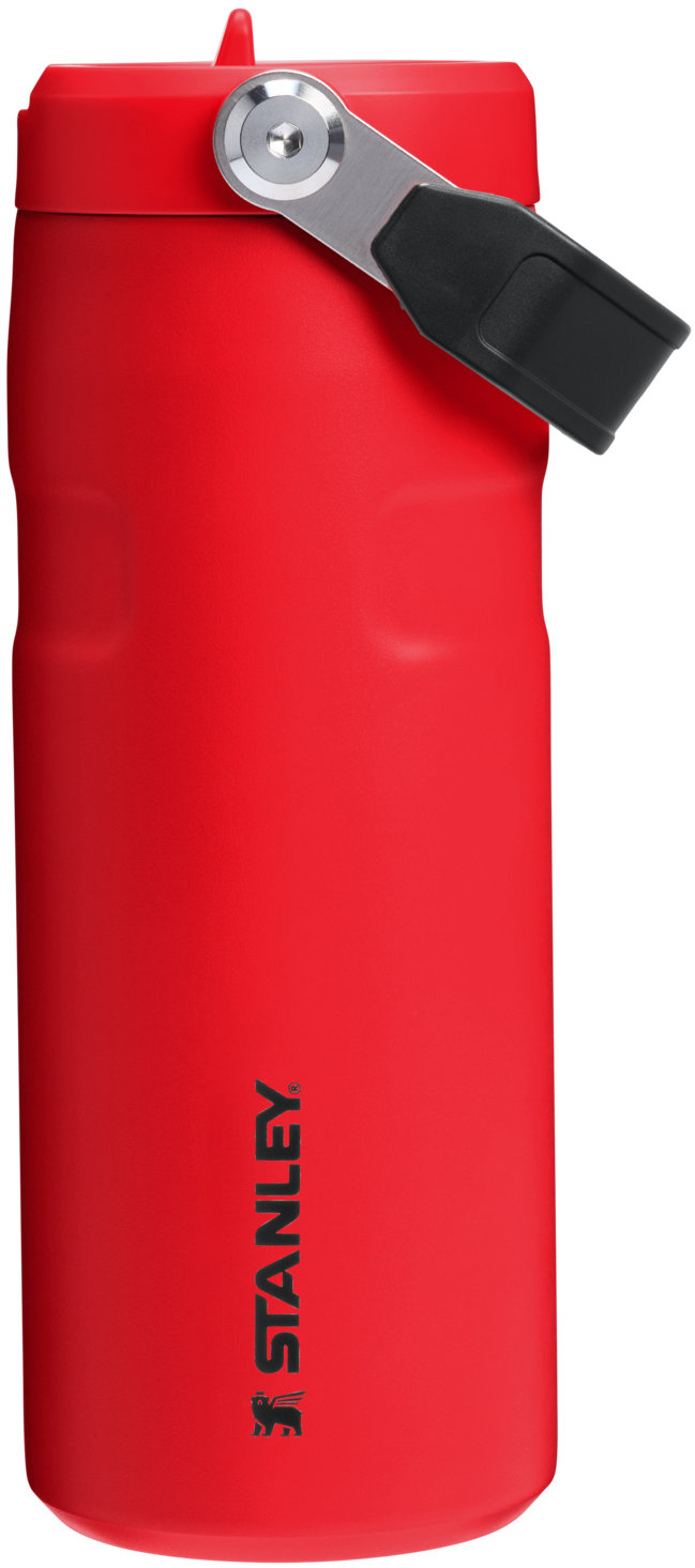 STANLEY Termoláhev The IceFlow™ Bottle Flip Straw 2.0 470 ml/16oz Chili Black