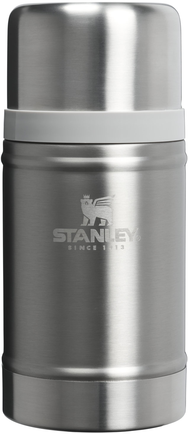 STANLEY Termoska jídelní The Legendary Food Jar 700 ml/24oz Stainless Steel Ash