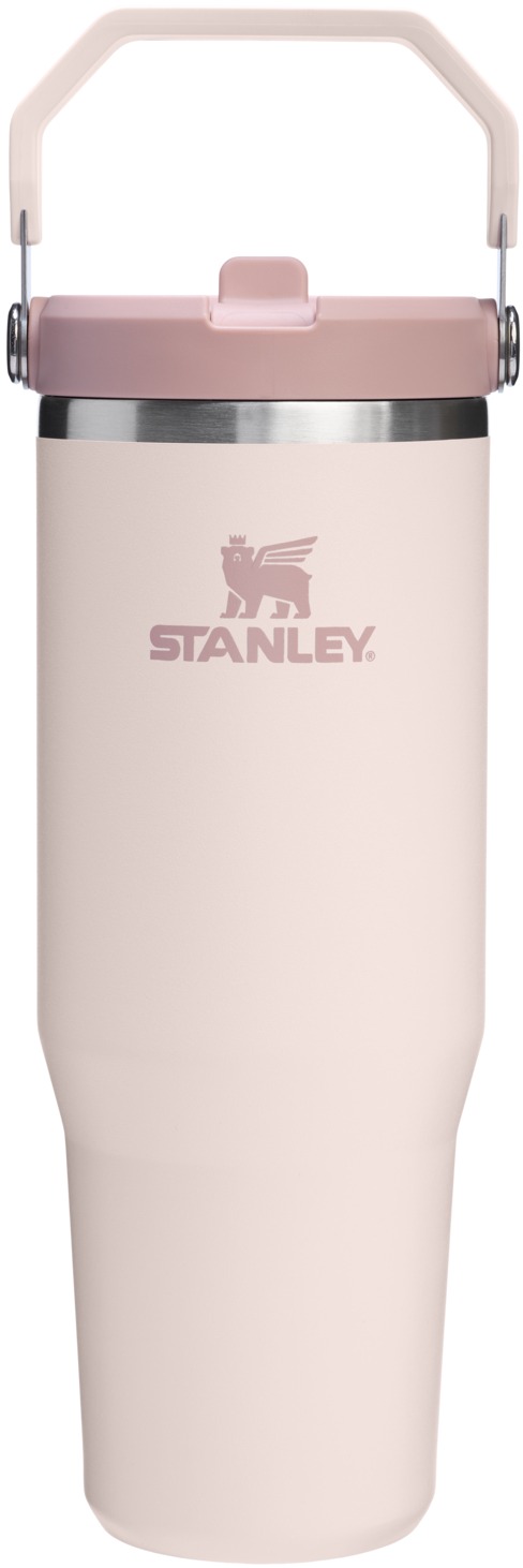 Stanley The IceFlow™ Flip Straw 2.0 Tumbler 890 ml Termoláhev s integrovanou slámkou Rose Quartz