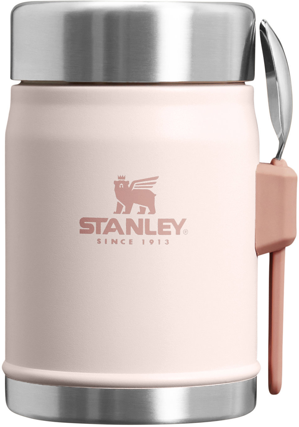 STANLEY The Legendary Classic Food Jar 400 ml/14oz Rose Quartz se lžící/vidličkou