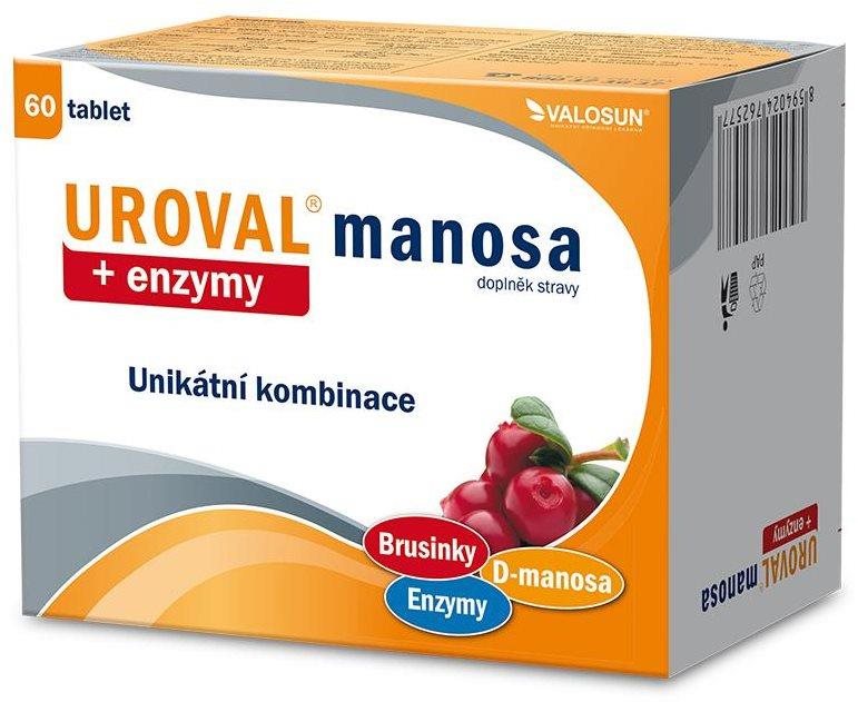 Uroval Manosa + enzymy 30 tablet