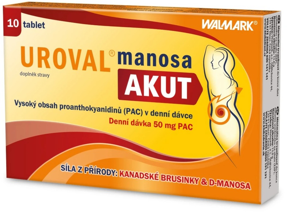 Uroval Manosa Akut 10 tablet