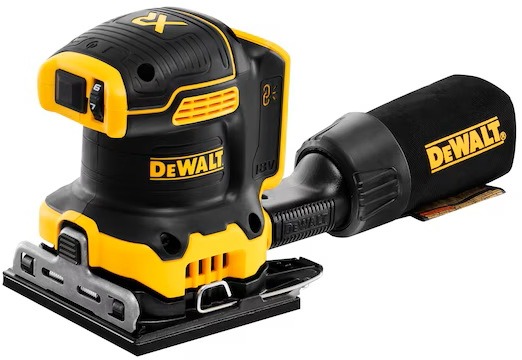 DEWALT Vibrační bruska pěstní AKU 18V XR v kufru DCW200NT-XJ (bez AKU)