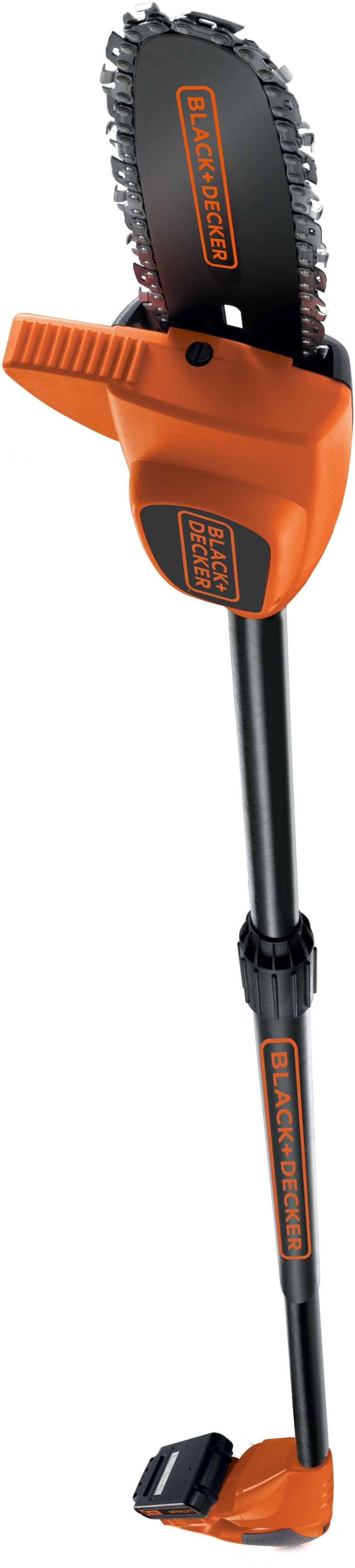 BLACK+DECKER Akumulátorová prořezávací řetězová pila 20 cm 18V (2 Ah)