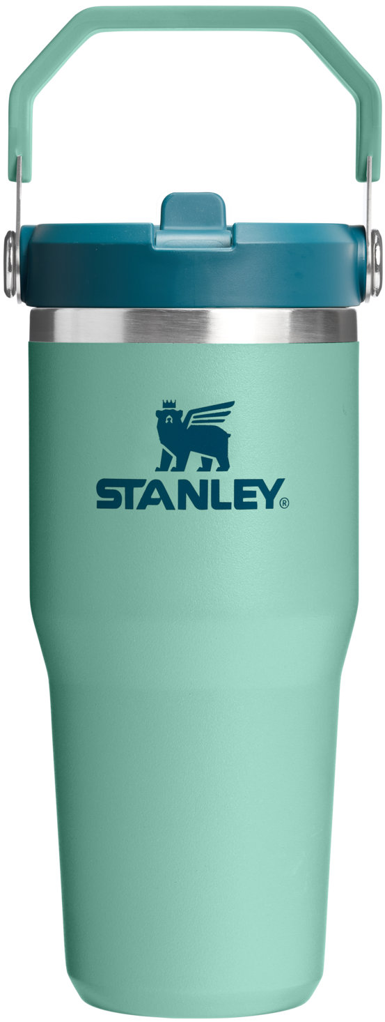STANLEY Termoláhev s integrovanou slámkou The IceFlow™ Flip Straw 2.0 Tumbler 410 ml/20oz Green