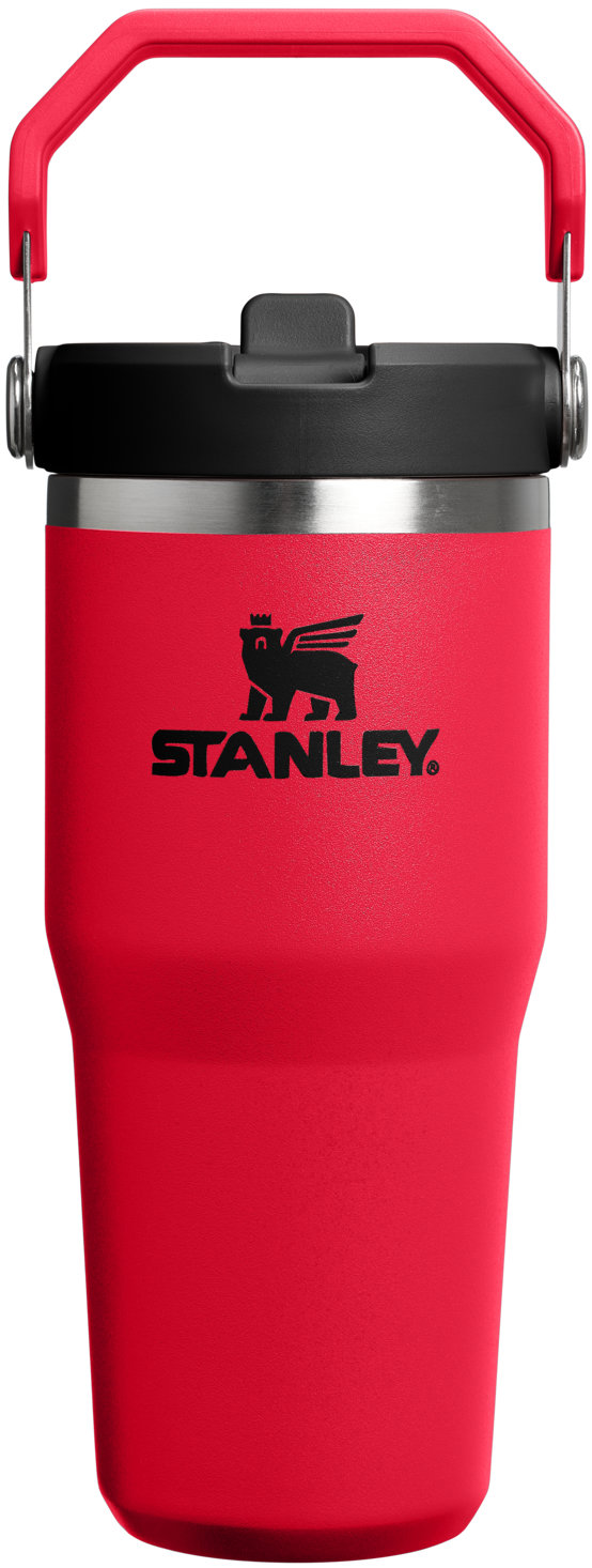 STANLEY Termoláhev s integrovanou slámkou The IceFlow™ Flip Straw 2.0 Tumbler 410 ml/20oz Chili