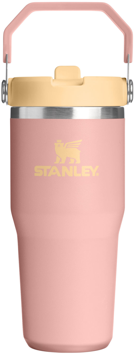 STANLEY Termoláhev s integrovanou slámkou The IceFlow™ Flip Straw 2.0 Tumbler 410 ml/20oz Peach Rose