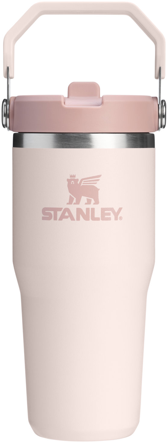 STANLEY Termoláhev s integrovanou slámkou The IceFlow™ Flip Straw 2.0 Tumbler 410 ml/20oz Rose