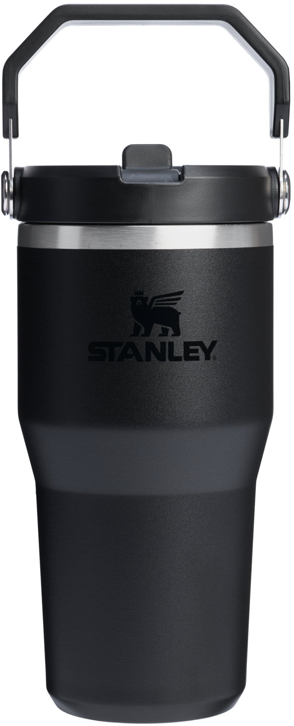 STANLEY Termoláhev s integrovanou slámkou The IceFlow™ Flip Straw 2.0 Tumbler 600 ml/20oz Black 2.0