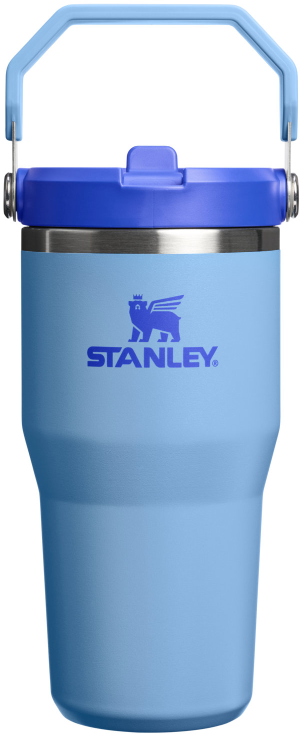 STANLEY Termoláhev s integrovanou slámkou The IceFlow™ Flip Straw 2.0 Tumbler 600 ml/20oz Blue Sky